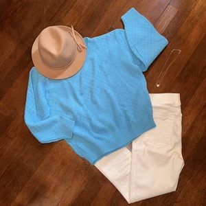 Women’s Bright Blue Vintage Sweater Size Medium